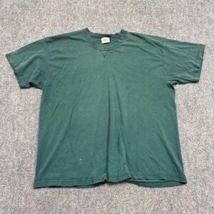 VTG Pro Spirit T-Shirt Men's XL Blank Stained Distressed Made In USA‎ Green